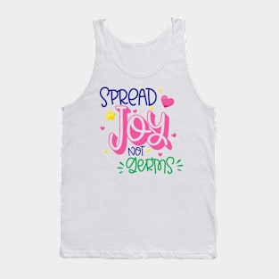 Spread JOY Not Germs Tank Top